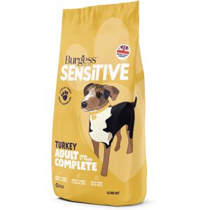 Burgess Sensitive Hypoallergenic Dog Food Adult British Turkey and Rice 12.5kg, Burgess Sensitive Hypoallergenic Dog Food Adult British Turkey and Rice 12.5kg,