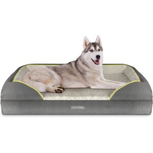 Dreamcatcher Grey Extra Large Plus Dog Bed Orthopaedic Shredded Memory Foam Flee Dreamcatcher Grey Extra Large Plus Dog Bed Orthopaedic Shredded Memory Foam Flee