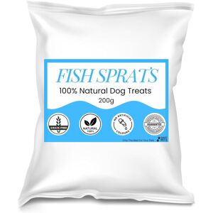 Hungry Pets Fish Sprats 200g Natural Dog & Cat Treats High Protein Omega-Ric Hungry Pets Fish Sprats 200g Natural Dog & Cat Treats High Protein Omega-Ric