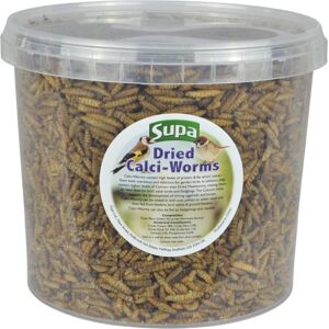 Supa Dried Calci Worms for Wild Birds, 3 Litre Bucket, High Energy Protein Rich Supa Dried Calci Worms for Wild Birds, 3 Litre Bucket, High Energy Protein Rich
