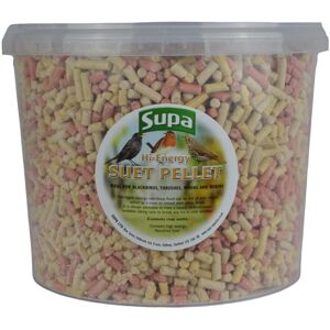Supa Mixed Suet Pellets for Wild Birds, 3 Litre Bucket, High Energy Protein Rich Supa Mixed Suet Pellets for Wild Birds, 3 Litre Bucket, High Energy Protein Rich