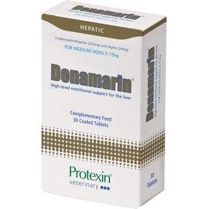 Protexin Denamarin for Medium Dogs Tablet 225 mg, Pack of 30 Tablets Protexin Denamarin for Medium Dogs Tablet 225 mg, Pack of 30 Tablets