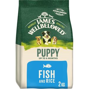 James Wellbeloved Puppy Fish and Rice 2 kg Bag, Hypoallergenic Dry Dog Food James Wellbeloved Puppy Fish and Rice 2 kg Bag, Hypoallergenic Dry Dog Food