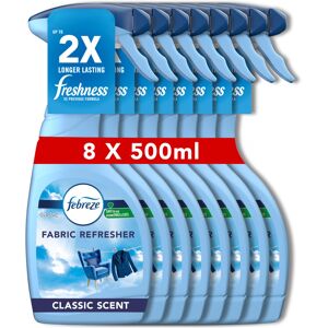 Febreze Fabric Freshener Spray, Febreze Air Fresheners, Fresh, 4 Litre (500 ml x Febreze Fabric Freshener Spray, Febreze Air Fresheners, Fresh, 4 Litre (500 ml x
