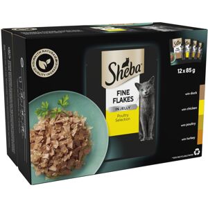 Sheba Fine Flakes in Jelly ? Poultry Collection ? Wet Cat Food Pouches for Adult Sheba Fine Flakes in Jelly ? Poultry Collection ? Wet Cat Food Pouches for Adult