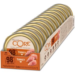 Wellness CORE 98 Percent, 12 x 85g, Turkey, Wet Cat Food, Chunky Cat Pate, All-N Wellness CORE 98 Percent, 12 x 85g, Turkey, Wet Cat Food, Chunky Cat Pate, All-N