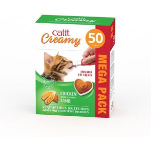 Catit Creamy Chicken & Lamb Lickable Cat Treats 50 Pack Catit Creamy Chicken & Lamb Lickable Cat Treats 50 Pack