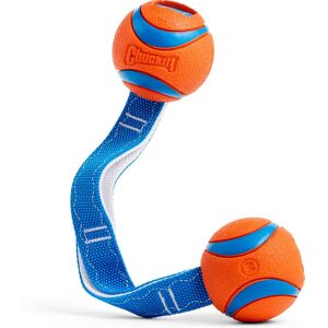 Chuckit! Ultra Tug Duo Dog Toy With Two Rubber Balls Tug Of War Interactive Fetc Chuckit! Ultra Tug Duo Dog Toy With Two Rubber Balls Tug Of War Interactive Fetc