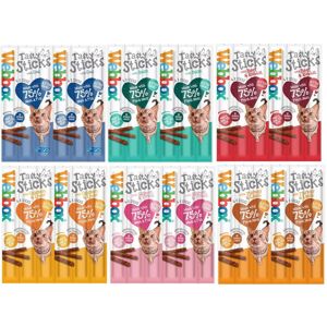 Webbox *NEW* 6 PACK MIXED CAT STICKS CAT KITTEN MEATY STICK TREAT COD DUCK BEEF Webbox *NEW* 6 PACK MIXED CAT STICKS CAT KITTEN MEATY STICK TREAT COD DUCK BEEF