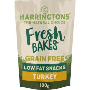 Harringtons Fresh Bakes Grain Free Low Fat Lean Turkey Dog Treats 100g (Pack of Harringtons Fresh Bakes Grain Free Low Fat Lean Turkey Dog Treats 100g (Pack of