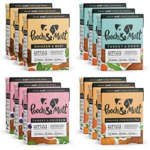 Pooch & Mutt - Variety Pack of Complete Wet Dog Food, Dry Dog Food Topper, 12x37 Pooch & Mutt - Variety Pack of Complete Wet Dog Food, Dry Dog Food Topper, 12x37