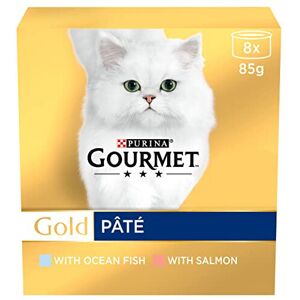Gourmet Gold Senior Mousse with Salmon Cat Food 8x85g, Pack of 6 Gourmet Gold Senior Mousse with Salmon Cat Food 8x85g, Pack of 6