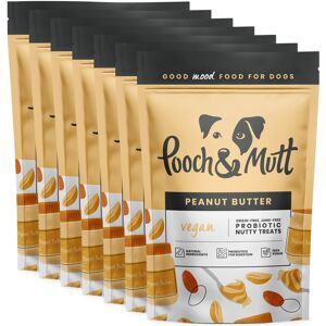 Pooch & Mutt - Vegan Nutty Dog Treats (Grain Free), Peanut Butter, Pack of 7x120 Pooch & Mutt - Vegan Nutty Dog Treats (Grain Free), Peanut Butter, Pack of 7x120