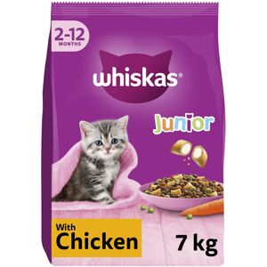 Whiskas Junior Chicken 7 kg Bag, Kitten Cat Dry Food - Pack May Vary Whiskas Junior Chicken 7 kg Bag, Kitten Cat Dry Food - Pack May Vary