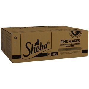 SHEBA - Adult Wet Cat Food Pouches - 72 x 85 g - Poultry - Bulk Cat Food Megapac SHEBA - Adult Wet Cat Food Pouches - 72 x 85 g - Poultry - Bulk Cat Food Megapac