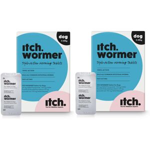Itch Worming Tablets for Dogs 4 Tablet Treats Roundworms, Tapeworms, Hookw Itch Worming Tablets for Dogs 4 Tablet Treats Roundworms, Tapeworms, Hookw