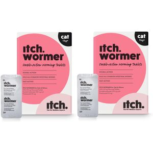 Itch Worming Tablets for Cats 4 Tablet Treats Roundworms and Tapeworms K Itch Worming Tablets for Cats 4 Tablet Treats Roundworms and Tapeworms K