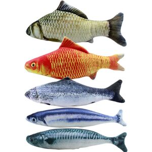 Saudism 5PCS Catnip Fish Toys for Cat 20Cm Pillow Saudism 5PCS Catnip Fish Toys for Cat 20Cm Pillow