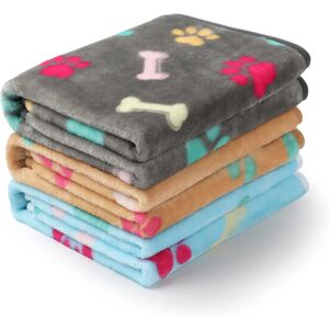 Unbranded 3 Pack Pet Dog Blanket Fleece Blanket for Soft Bed Mat Unbranded 3 Pack Pet Dog Blanket Fleece Blanket for Soft Bed Mat