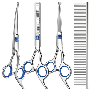 Unbranded 4 in 1 Dog Grooming Scissors Kit Unbranded 4 in 1 Dog Grooming Scissors Kit