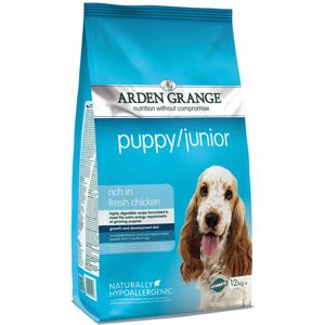 Arden Grange Puppy/Junior Dry Dog Food Rich in Fresh Chicken, 12 kg Arden Grange Puppy/Junior Dry Dog Food Rich in Fresh Chicken, 12 kg