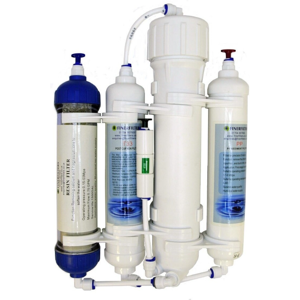 Finerfilters 4 Stage Compact Aquarium Reverse Osmosis Unit - 100 GPD with Inline Finerfilters 4 Stage Compact Aquarium Reverse Osmosis Unit - 100 GPD with Inline