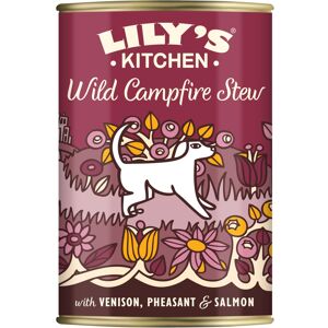 Lily's Kitchen Natural Adult Wet Dog Food Tin Campfire Stew Grain-Free Recipe 6 Lily's Kitchen Natural Adult Wet Dog Food Tin Campfire Stew Grain-Free Recipe 6