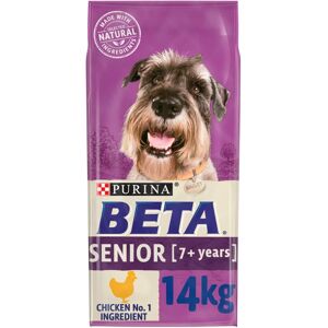 Purina Beta Senior Rich In Chicken, Dry Dog Food 14kg Purina Beta Senior Rich In Chicken, Dry Dog Food 14kg