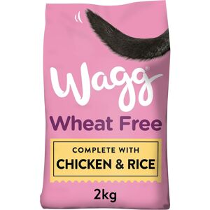 Wagg Wheat Free Complete Dry Adult Dog Food Chicken & Rice 2kg (Pack of 4) - For Wagg Wheat Free Complete Dry Adult Dog Food Chicken & Rice 2kg (Pack of 4) - For