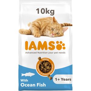 IAMS Complete Dry Cat Food for Adult 1+ Cats with Ocean Fish 10 kg IAMS Complete Dry Cat Food for Adult 1+ Cats with Ocean Fish 10 kg