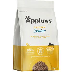 Applaws Complete and Grain Free Dry Cat Food for Senior Cats, Chicken 2 kg Bag Applaws Complete and Grain Free Dry Cat Food for Senior Cats, Chicken 2 kg Bag