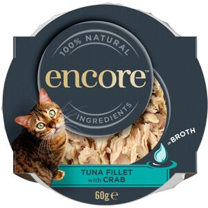 Encore 100% Natural Adult Wet Cat Food Pot, Succulent Tuna with Pacific Crab in Encore 100% Natural Adult Wet Cat Food Pot, Succulent Tuna with Pacific Crab in