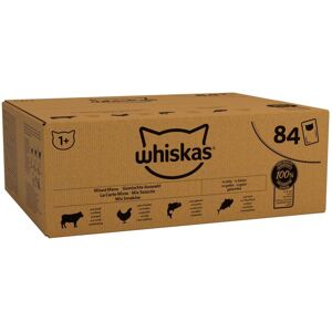 whiskas 1 plus Adult Mixed Selection in Jelly 84 Pouches, Adult Wet Cat Food, Me whiskas 1 plus Adult Mixed Selection in Jelly 84 Pouches, Adult Wet Cat Food, Me