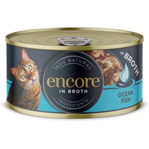 Encore 100% Natural Cat Food, Ocean Fish In Broth Tin 70 g (Pack of 16) Encore 100% Natural Cat Food, Ocean Fish In Broth Tin 70 g (Pack of 16)