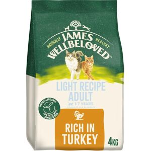 James Wellbeloved Hypoallergenic Dry Light Cat Food for Adult Cats Turkey 4 kg James Wellbeloved Hypoallergenic Dry Light Cat Food for Adult Cats Turkey 4 kg