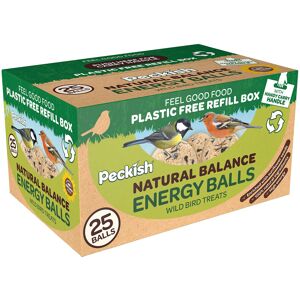 Peckish 60051257 Natural Balance Energy Suet Fat Balls for Wild Birds 25 Pack Go Peckish 60051257 Natural Balance Energy Suet Fat Balls for Wild Birds 25 Pack Go