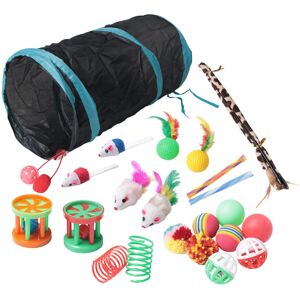 Unbranded 22 Pcs Cat Toys Interactive for Indoor Cats Tunnel Mouse Kitten Unbranded 22 Pcs Cat Toys Interactive for Indoor Cats Tunnel Mouse Kitten