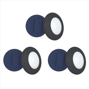 Markenlos Cat Collar Holder, for Air Tag, 2Pack Case Cover Black and Blue Markenlos Cat Collar Holder, for Air Tag, 2Pack Case Cover Black and Blue