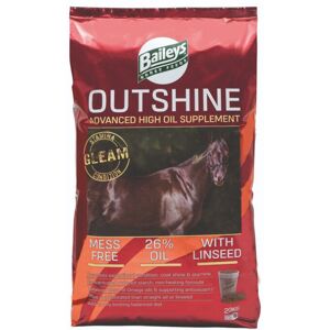 (20kg) Baileys Outshine Horse Feed 20kg - High Oil Supplement For Coat Shine, We (20kg) Baileys Outshine Horse Feed 20kg - High Oil Supplement For Coat Shine, We