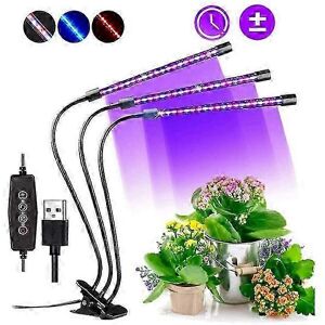 Unbranded Plant Lamp, 60 LED Full Spectrum Grow Light Plant Lamp Plant Lamp with 3 Timers Unbranded Plant Lamp, 60 LED Full Spectrum Grow Light Plant Lamp Plant Lamp with 3 Timers