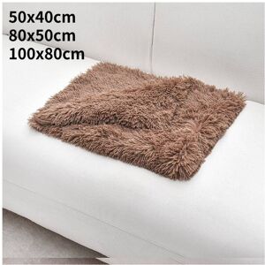 Unbranded (Coffee, 80x50cm) Dog Pet Puppy Cat Plush Fabric Blanket Bed Soft Fluffy Warm Th Unbranded (Coffee, 80x50cm) Dog Pet Puppy Cat Plush Fabric Blanket Bed Soft Fluffy Warm Th