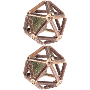ABOOFAN 2 Pcs Catnip Ball and Chew Toys Indoor Silvervine Cat Playset ABOOFAN 2 Pcs Catnip Ball and Chew Toys Indoor Silvervine Cat Playset