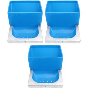 OHPHCALL 6 Pcs Feed Box For Rabbits Plastic Poultry Terrarium OHPHCALL 6 Pcs Feed Box For Rabbits Plastic Poultry Terrarium