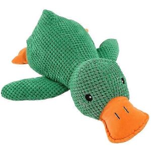 Kikidex (As show, green) The Mellow Dog Calming Duck Cute No Stuffing Duck with Soft Squ Kikidex (As show, green) The Mellow Dog Calming Duck Cute No Stuffing Duck with Soft Squ