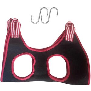 Unbranded Pet Grooming Hammock S Red Black, Anti Scratch Cat Nail Trimming Bag, Hanging Ho Unbranded Pet Grooming Hammock S Red Black, Anti Scratch Cat Nail Trimming Bag, Hanging Ho