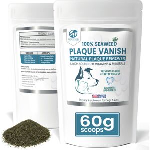 Petastical Plaque Off Natural Seaweed Dental Powder for Dogs & Cats (60g) Petastical Plaque Off Natural Seaweed Dental Powder for Dogs & Cats (60g)