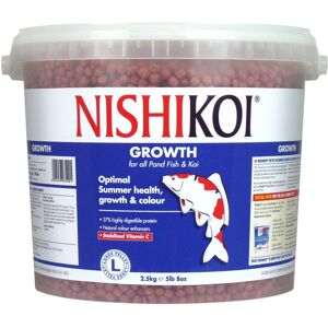 Nishikoi Growth Complete Food for Koi and Pond Fish - Large Pellets - 2.5kg Nishikoi Growth Complete Food for Koi and Pond Fish - Large Pellets - 2.5kg