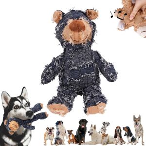 CXINLky (Blue, L) ( Blue, L) Extreme Bear Dog Toy Indestructible Robust Companion Chewe CXINLky (Blue, L) ( Blue, L) Extreme Bear Dog Toy Indestructible Robust Companion Chewe