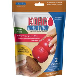 Kong Marathon Peanut Butter Pack of 2 - Dog Treat Kong Marathon Peanut Butter Pack of 2 - Dog Treat