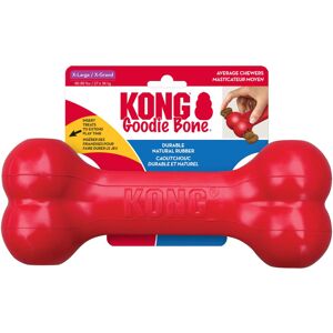 Kong Goodie Bone - Classic Durable Natural Rubber Dog Bone Supports Mental Engag Kong Goodie Bone - Classic Durable Natural Rubber Dog Bone Supports Mental Engag